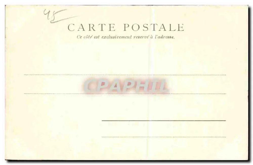 Visão do Loiret em Olivet — ponte de pedra sobre o rio — editor CHRIS n°601 - Verso