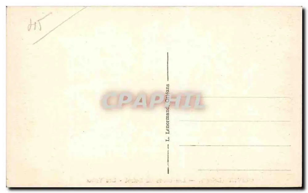 Olivet (Loiret) — Die Ufer des Loiret - Die Villas — L. Lenormand, Orléans - Rückseite