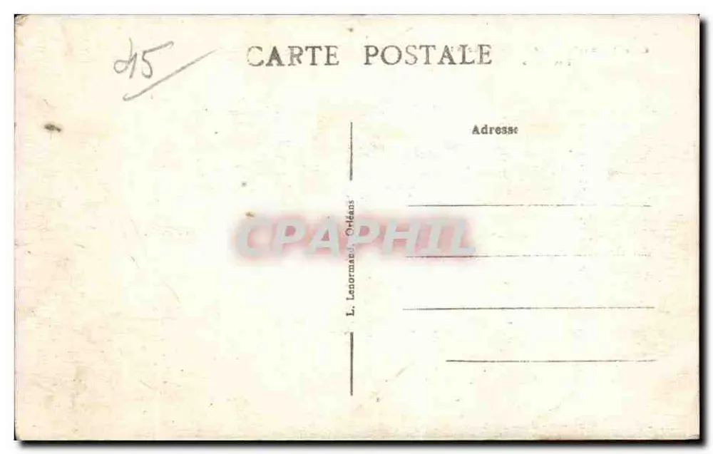 Olivet (Loiret) — Die Ufer des Loiret — Die Villen — Garage Paul Foret — Bootverleih - Rückseite