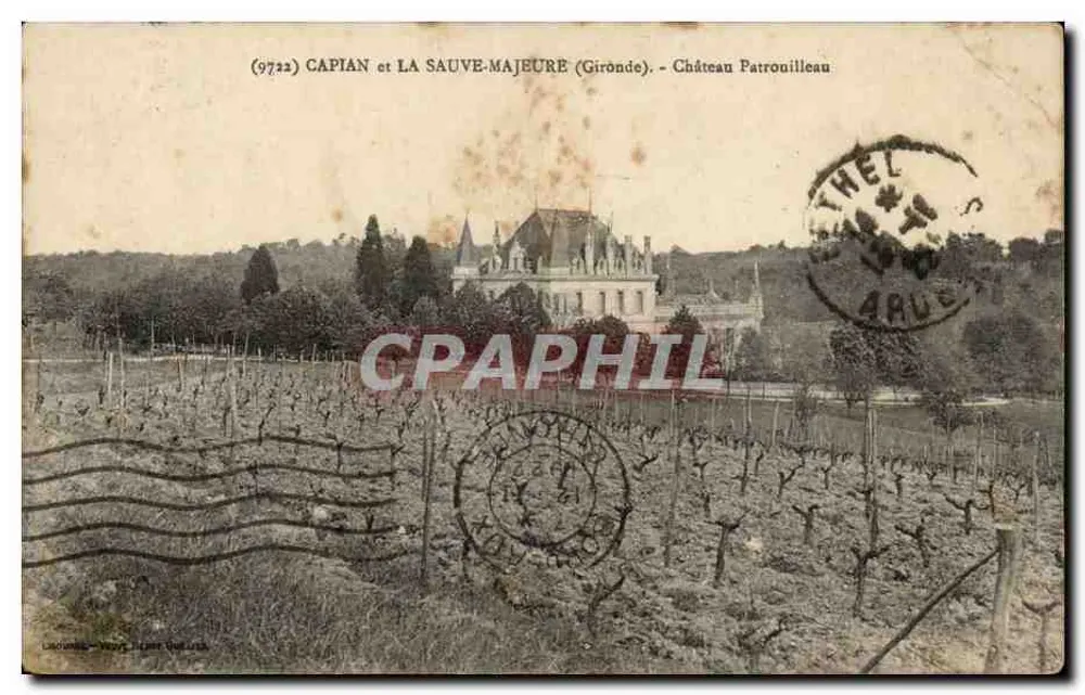 Capian und La Sauve-Majeure (Gironde) — Schloss Patronilleau — anonymer Verlag, Nr. 9722 - Vorderseite