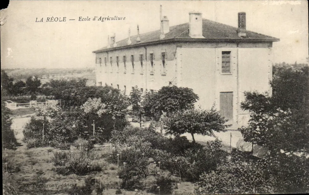 La Réole — Landwirtschaftsschule — Vézouroux, Verlag - Vorderseite