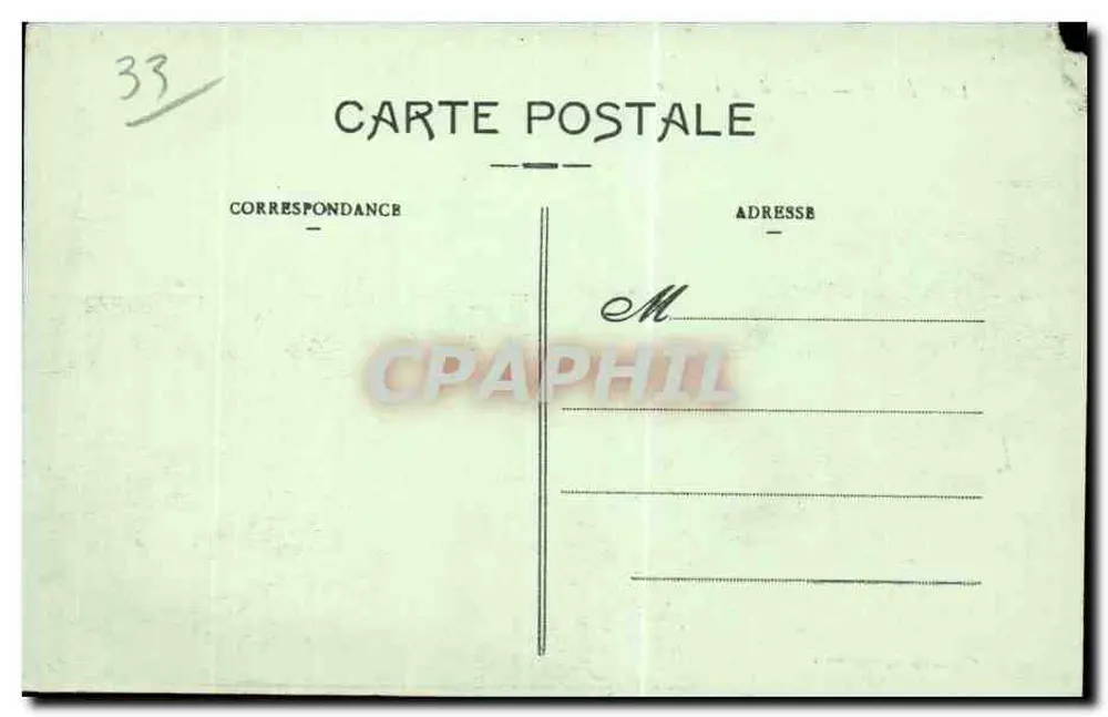 La Réole — Landwirtschaftsschule — Vézouroux, Verlag - Rückseite