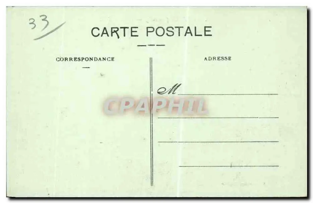 La Réole (Gironde) — Kapelle der Vereinigung — Vigouroux, Verleger - Rückseite