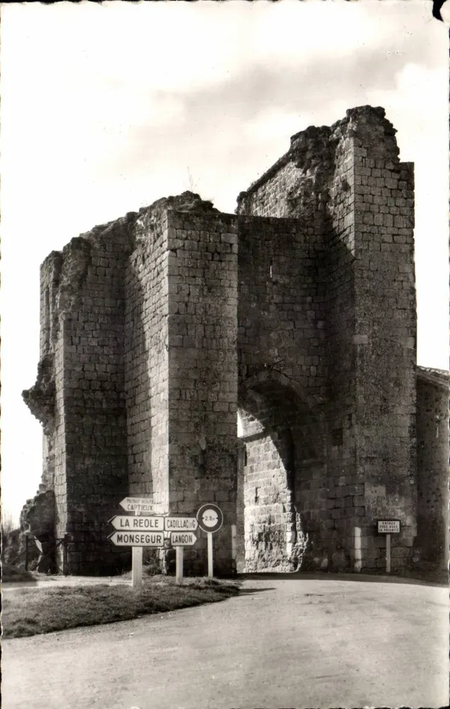 Porta Saint-Leger de Sauveterre-de-Guyenne — XIIIe siècle — Exclusividade Livraria Gontier - Frente