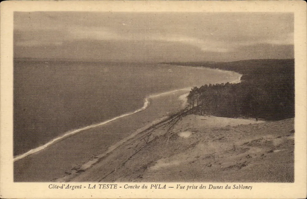 Côte-d'Argent - LA TESTE - Conche du PYLA — Ansicht von den Sabloney Dünen - Vorderseite