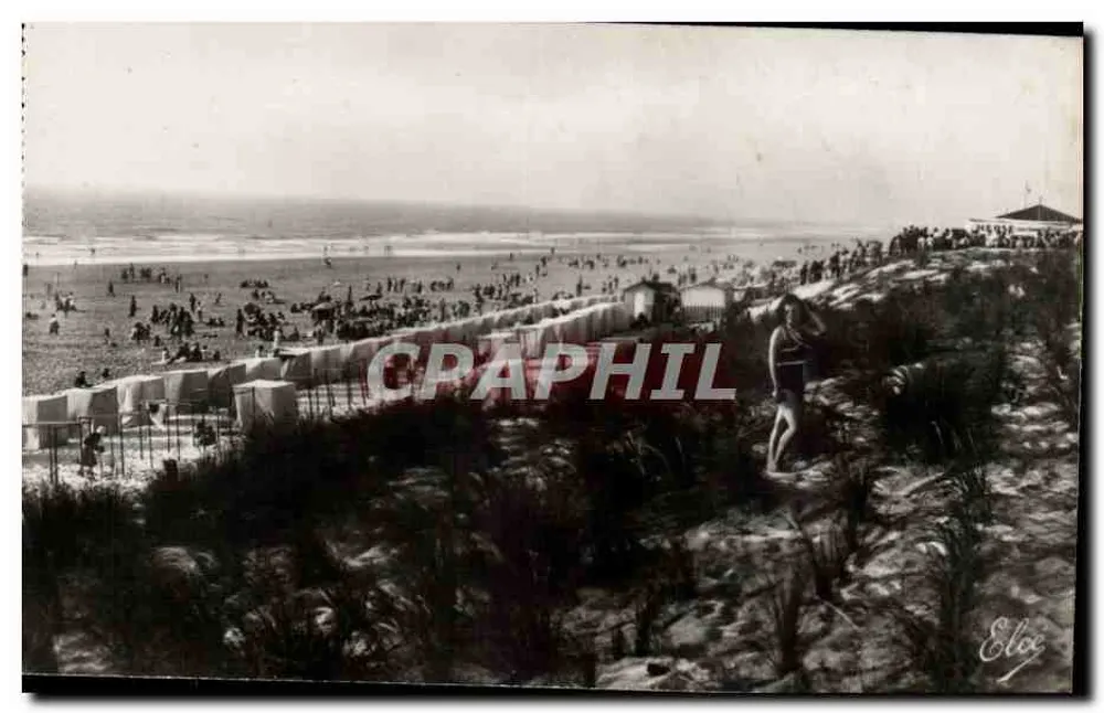 Lacanau-Océan — Praia lado Sul — Edição E. MERIGUET - Frente