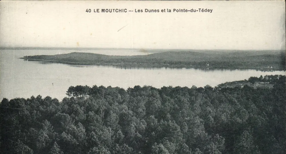 Le Moutchic — As Dunas e a Ponta-du-Tédey — Editor Lacaanau-Océan, n°40 - Frente