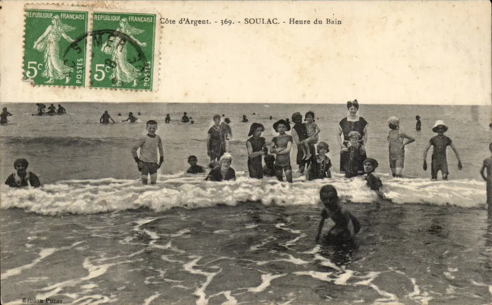 Côte d'Argent - 369 - SOULAC - Hora do Banho — Edição Puzos - Frente