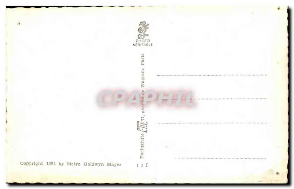 डेबोरा कर - बस्त्र पोर्ट्रेट - मेट्रो गोल्डविन मेयर, संख्या 397 - पीछे
