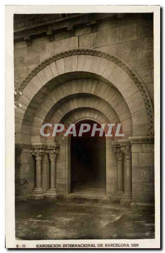 Eingang zum Kloster — Internationale Ausstellung von Barcelona 1929 — Cultonici Fotográfica, Ramplona - Vorderseite