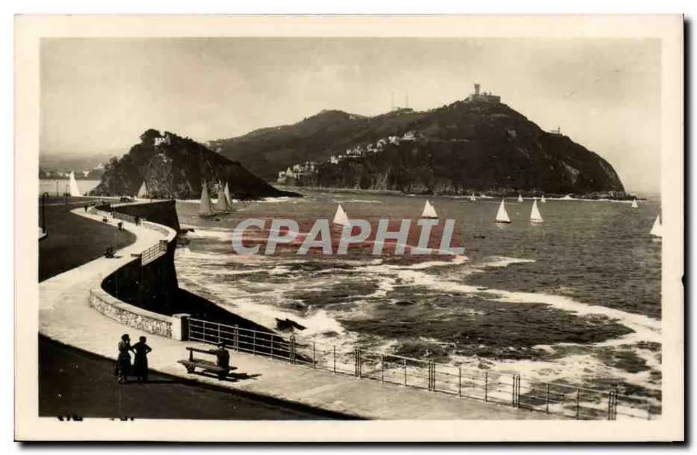 San Sebastián — Paseo de José Antonio — Verlag V. Pradilla, n° 142 - Vorderseite