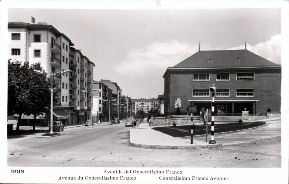 Irun — Avenue du Généralissime Franco — Verlag IRUN - Vorderseite