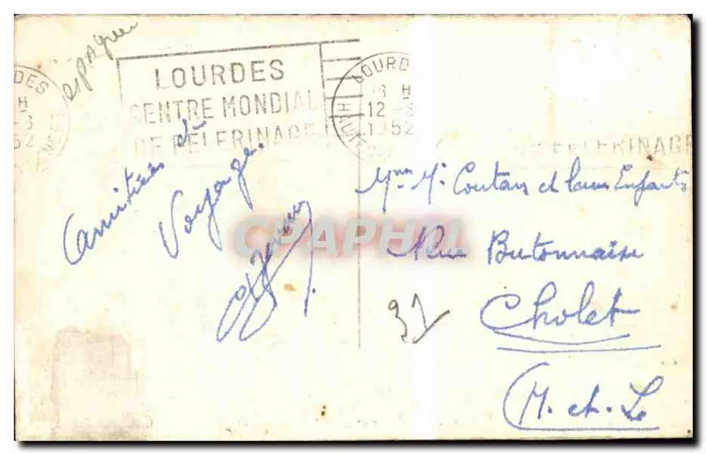 Jaca — Avenida José Antonio Primo de Rivera — Edic. Arribas - Rückseite