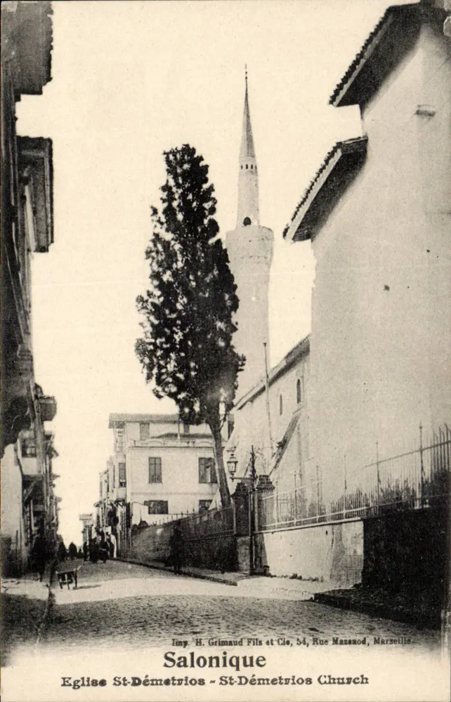 Kirche St-Démétrios - Salonique — Imp. H. Grimaud Fils et Cie, 54 Rue Mazanod, Marseille - Vorderseite