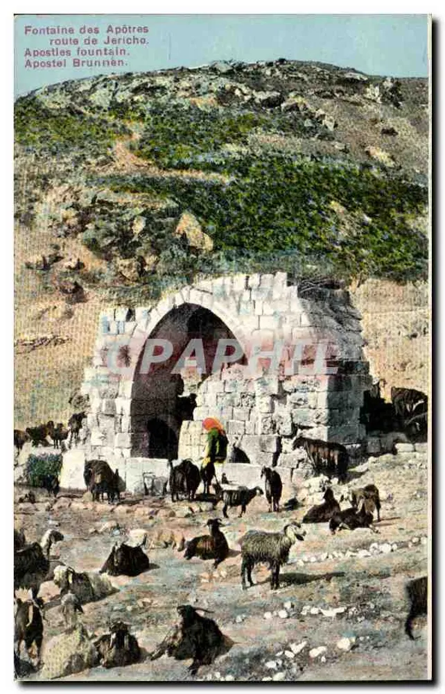 Fontaine des Apôtres — Straße nach Jericho — Universal Postal Union Nr. 243 - Vorderseite