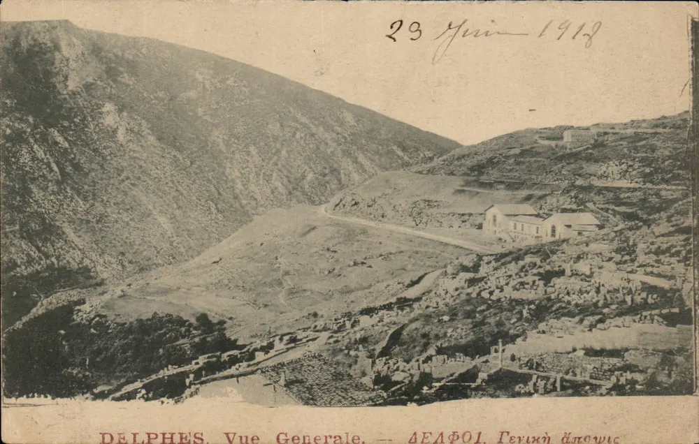 Delfos — Vista Geral — éd. F. N. Alexiopoulos - Frente
