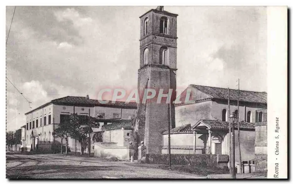 Rom - Kirche S. Agnese — Verlag Brunner & C., Como, Nr. 6692 - Vorderseite