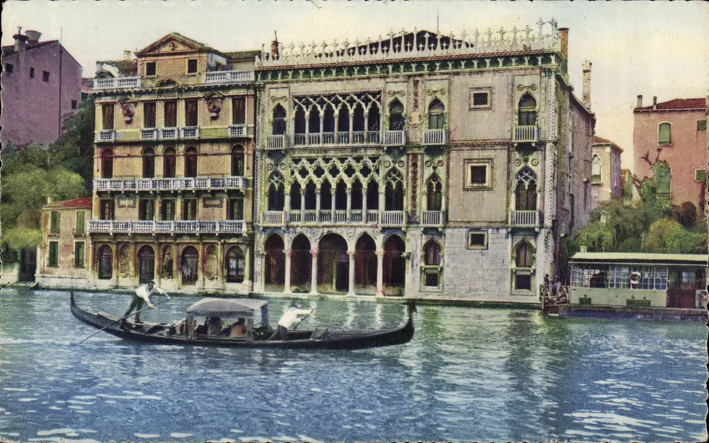 Venedig — Ansicht des Palazzo Cavalli-Franchetti (Cà d'Oro) — Verlag Cacani - Vorderseite