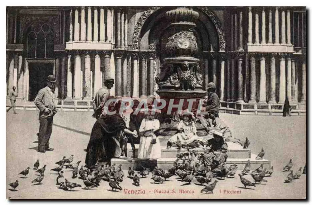 Venezia - Piazza S. Marco - I Piccioni — unbekannter Verlag, Seriennummer 2674-50 - Vorderseite