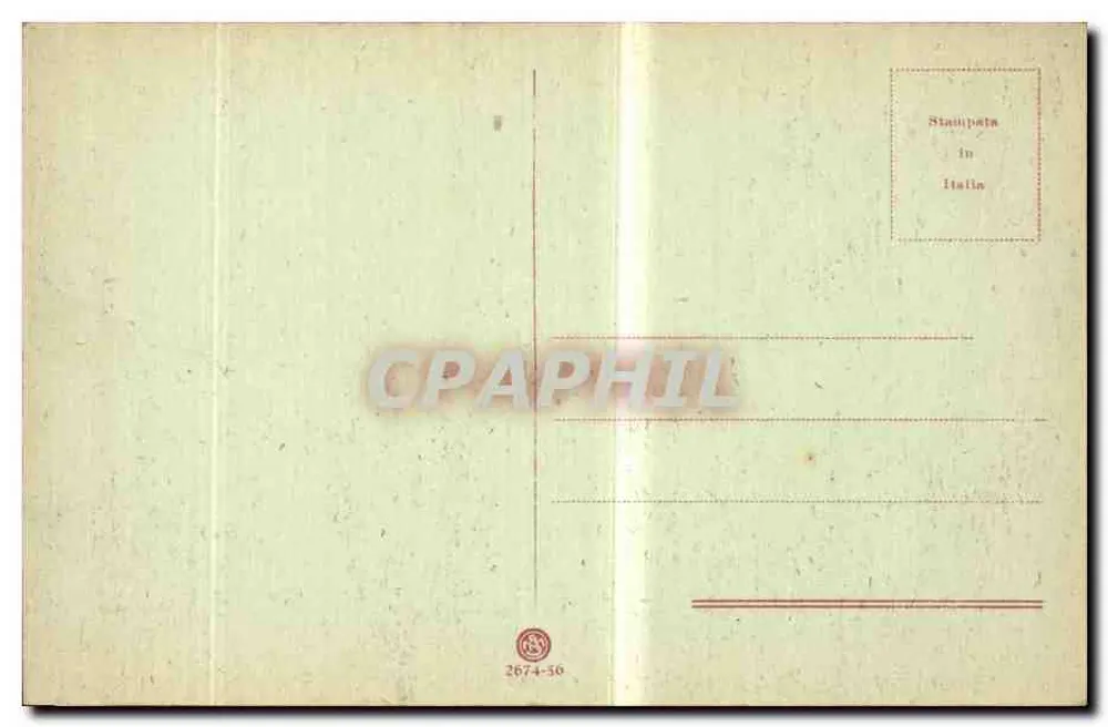 Venezia - Piazza S. Marco - I Piccioni — unbekannter Verlag, Seriennummer 2674-50 - Rückseite