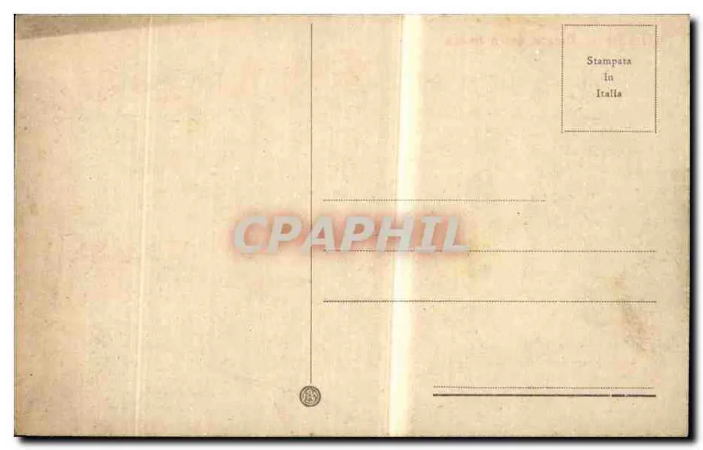 Mailand — Piazza della Scala — unbekannter Verlag - Rückseite