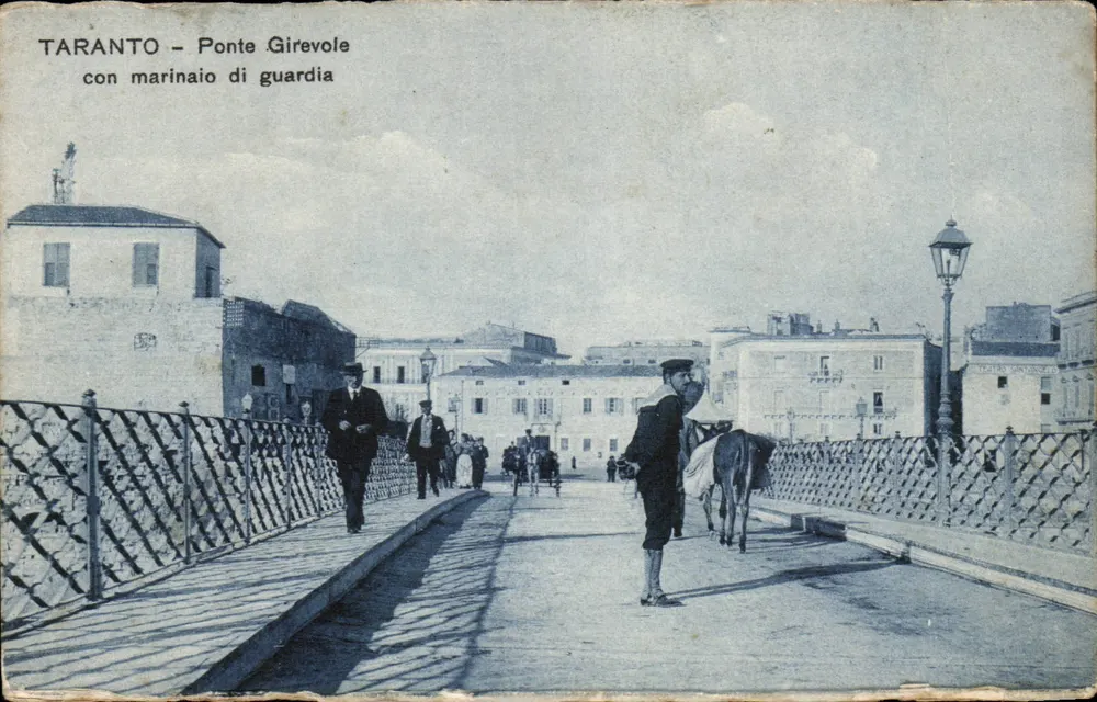 Taranto - Ponte Girevole mit Wachsoldat - Vorderseite