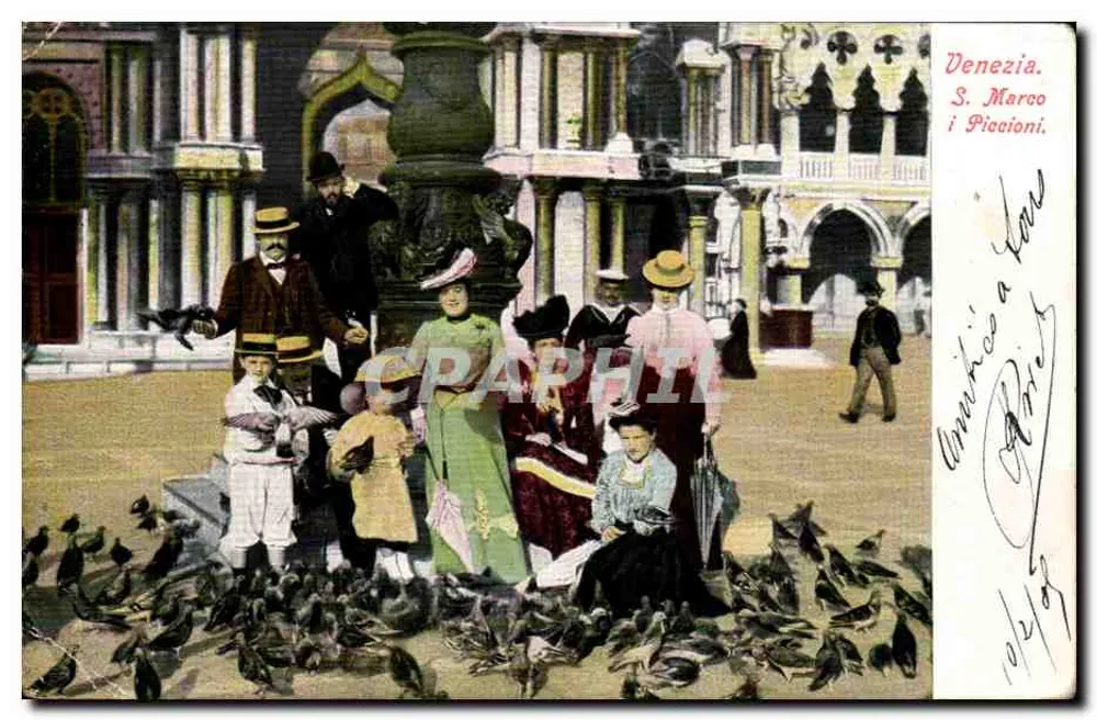 Venedig. S. Marco i Piccionì — Verleger nicht sichtbar, Seriennummer nicht lesbar - Vorderseite