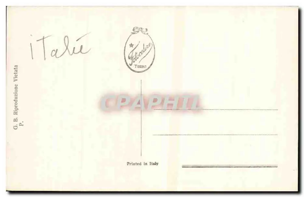 Palermo - Piazza Castelnuovo und Politeama Garibaldi — Verlag Fotocelina Torino - Rückseite