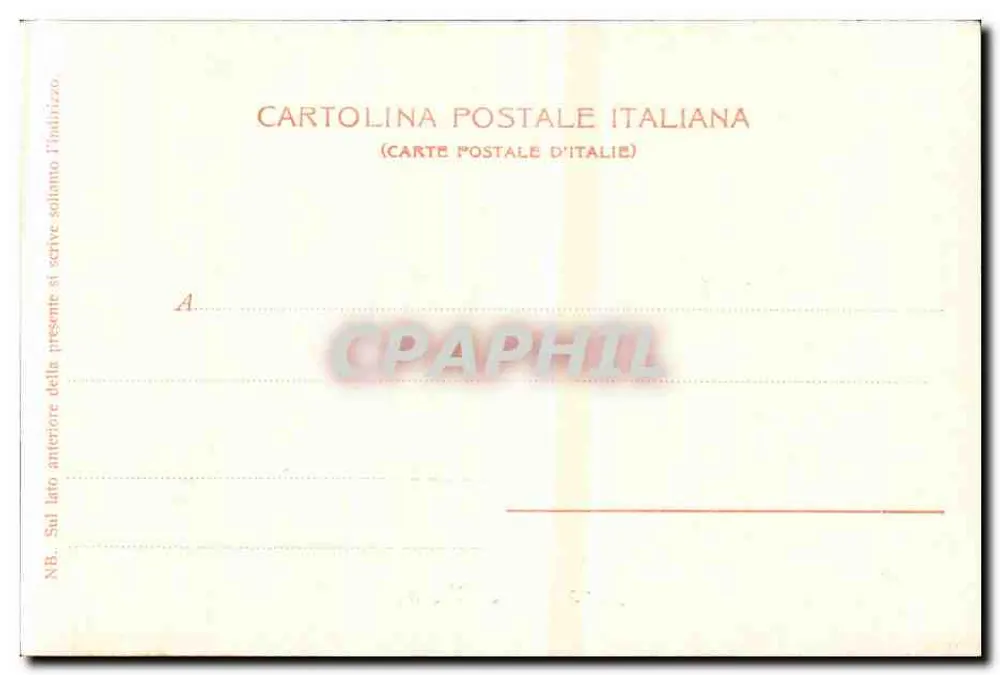 Panorama di Vicenza — Luftbild der Stadt mit der Kirchturms — G. Galla, Verlag - Rückseite