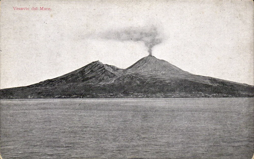 Vesuvio dal Mare — Ansicht des Vulkans vom Meer — R&C - Vorderseite