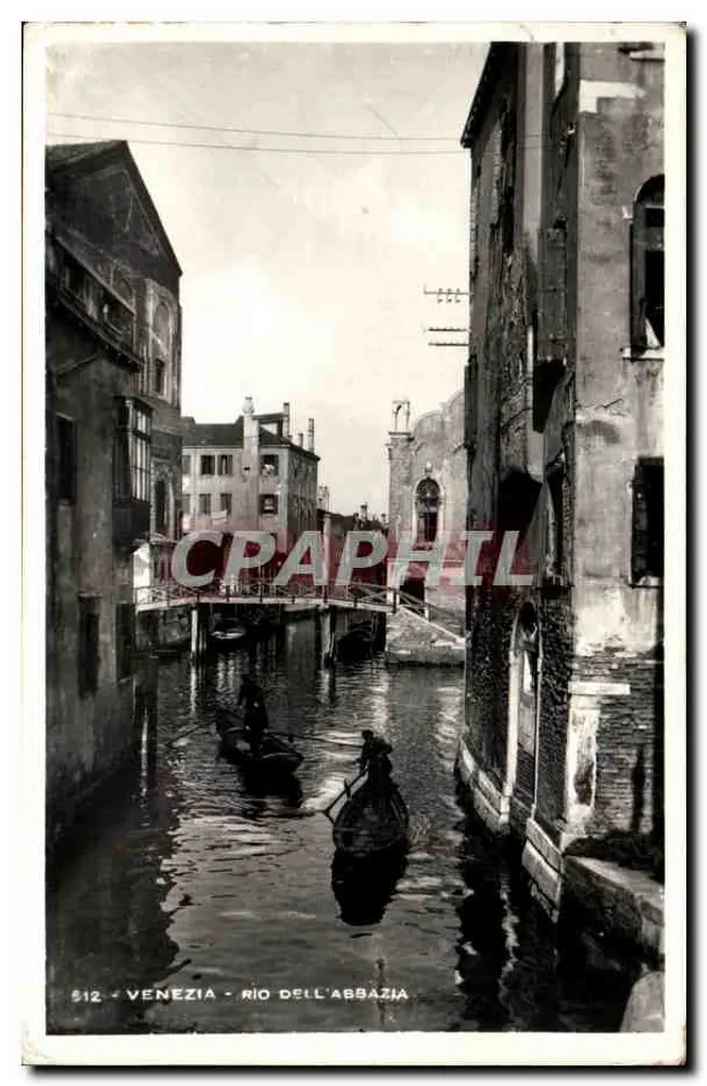 Venedig - Rio dell'Abbazia — Nr. 512, Verlag Fot. G. Brocca - Vorderseite