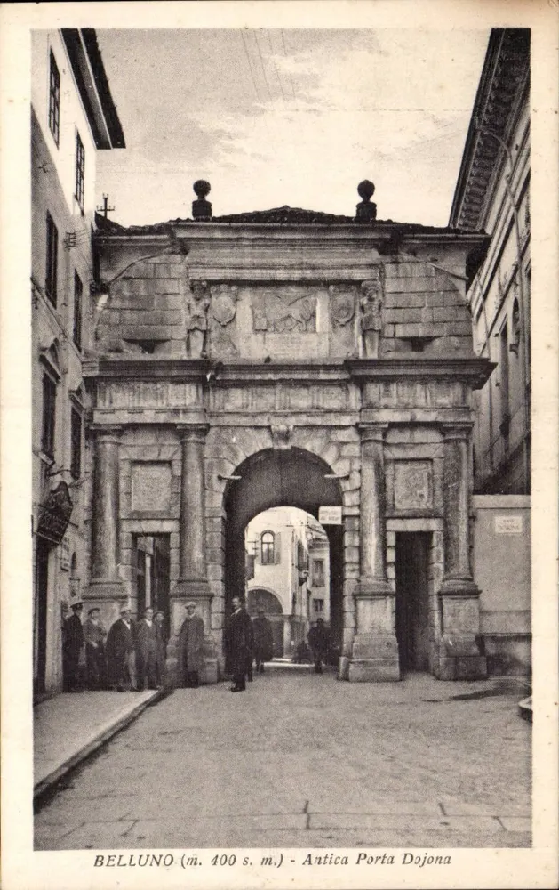 Belluno (m. 400 s.m.) — Antica Porta Dojona — Ed. De Marchi Giuseppe - Vorderseite