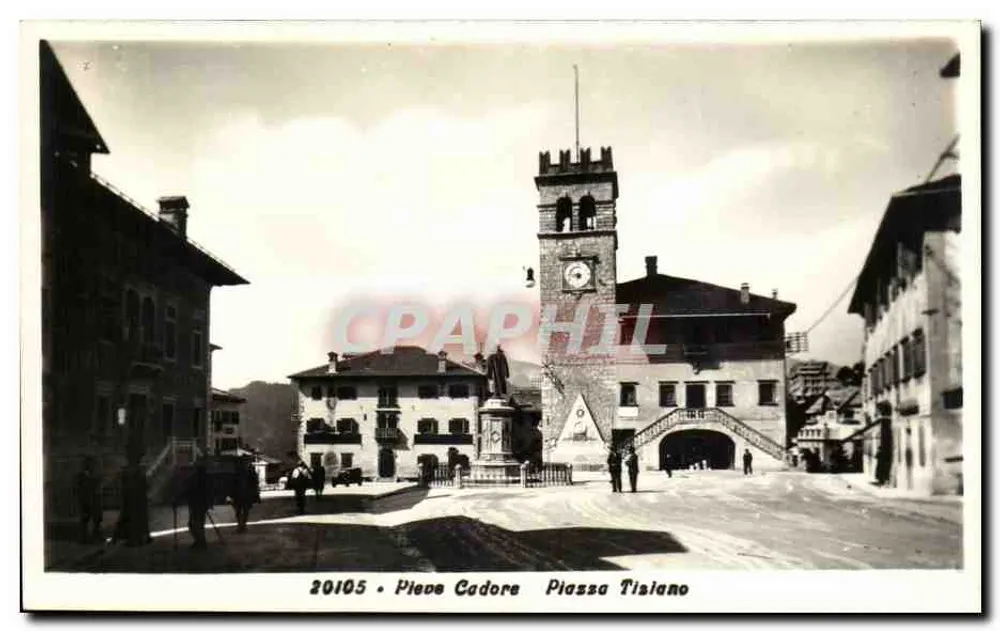 Pieve Cadore — Piazza Tisiano — n° 20105 - Vorderseite