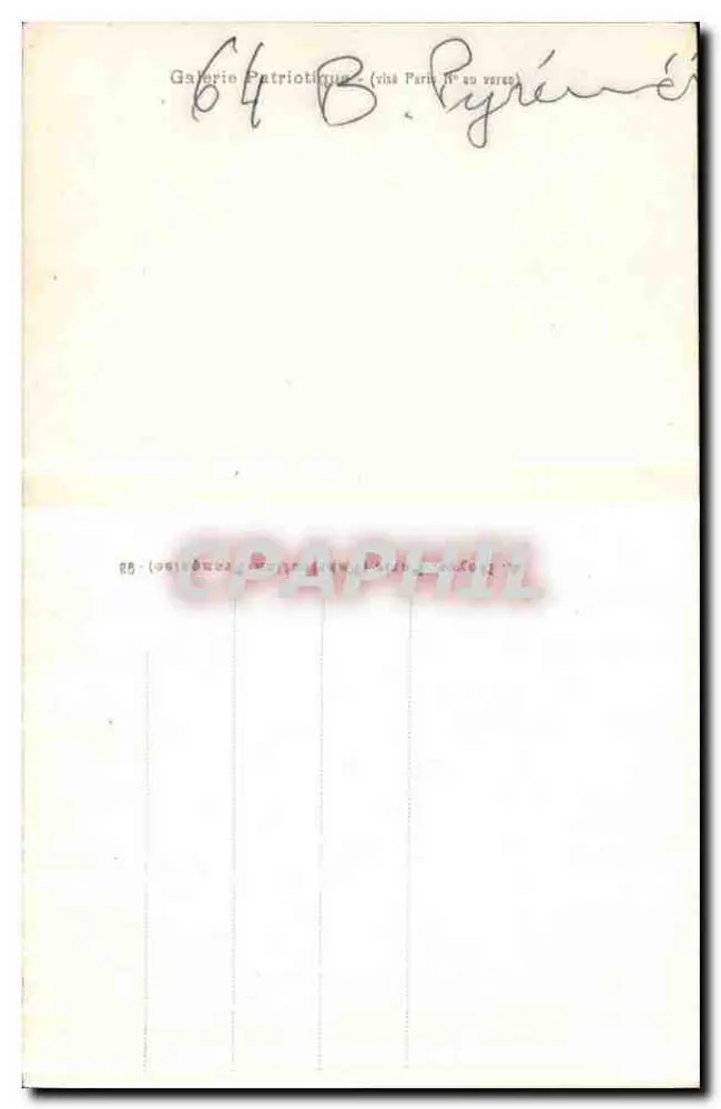 Großmutter und Kind — Stricken und Opfer für den Abwesenden — Leargno, Paris, n° 341 - Rückseite