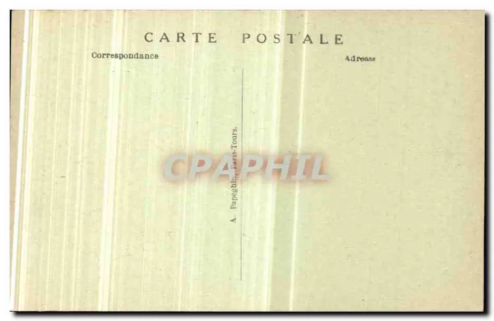 Chantilly — Jagd — Hallali Courante — A. P. - Rückseite