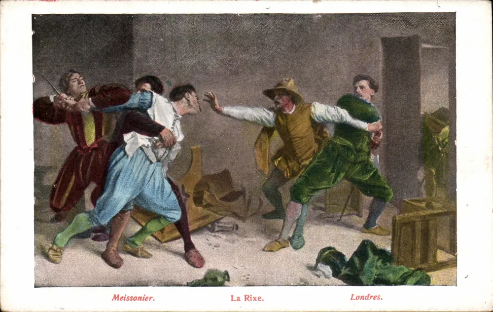 Der Streit — Meissonier — London - Vorderseite