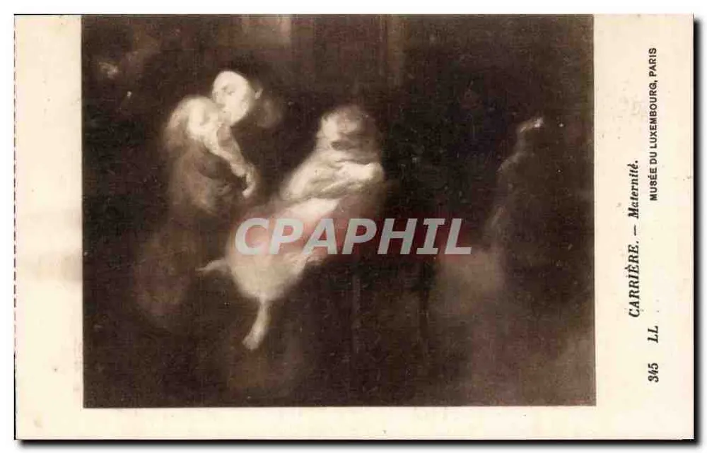 Maternidade — CARRIÈRE — Museu do Luxembourg, Paris — LL 345 - Frente
