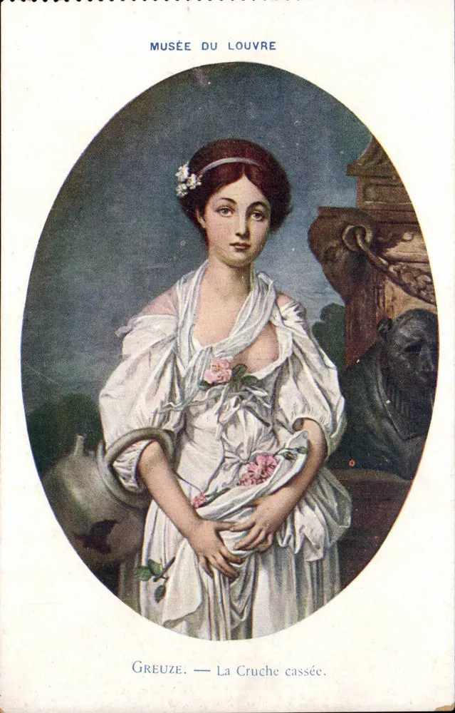 Louvre-Museum — Greuze. Das zerbrochene Gefäß. — Verlag unbekannt - Vorderseite
