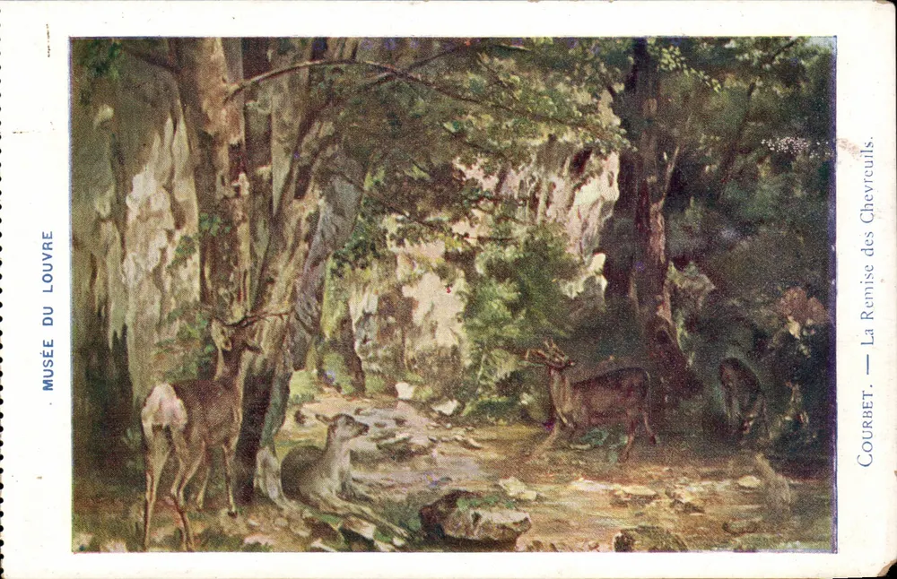 Die Übergabe der Chevriculs — Courbet — Louvre-Museum - Vorderseite