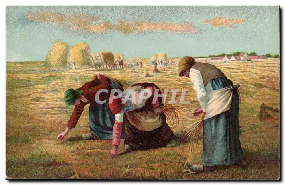 Colheita de trigo — Cena de campo — Editor não identificado - Frente