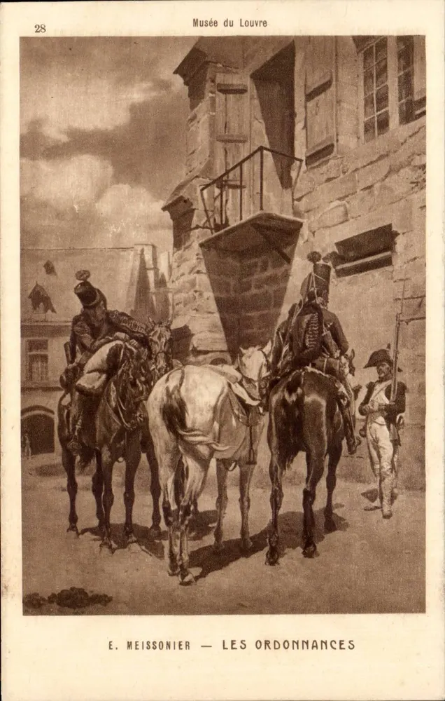 Die Ordinanz — E. Meissonier — Musée du Louvre - Vorderseite