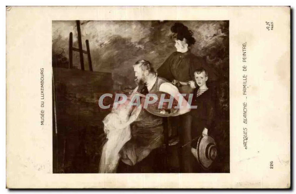 Jacques Blanche - Malerfamilie — Museum Luxembourg — n° 233 - Vorderseite