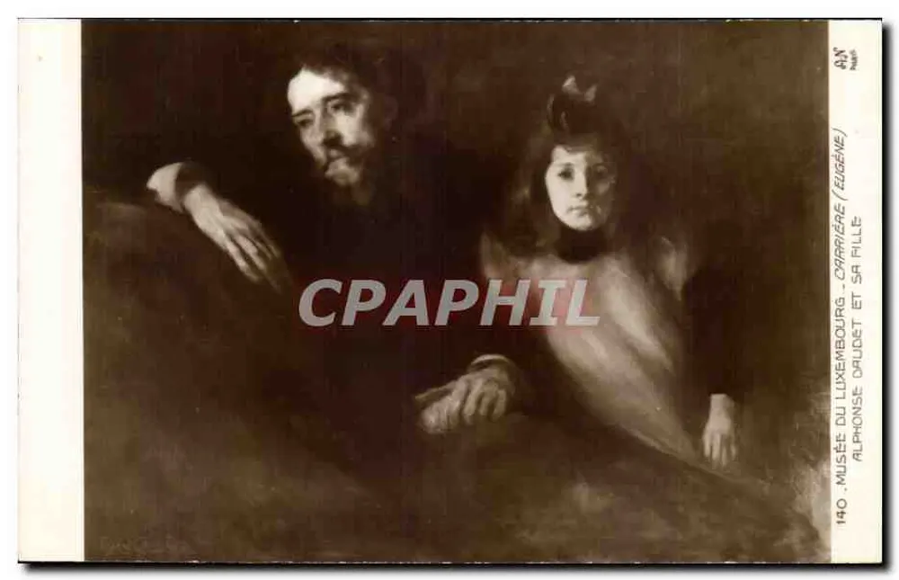 Alphonse Druet und seine Tochter — Museum des Luxembourg — Serie 140 - Vorderseite