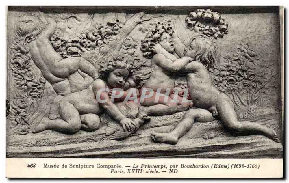 Frühling — Museum für vergleichende Skulptur — Paris, 18. Jahrhundert — von Bouchardon (Edme) (1698–1762) - Vorderseite