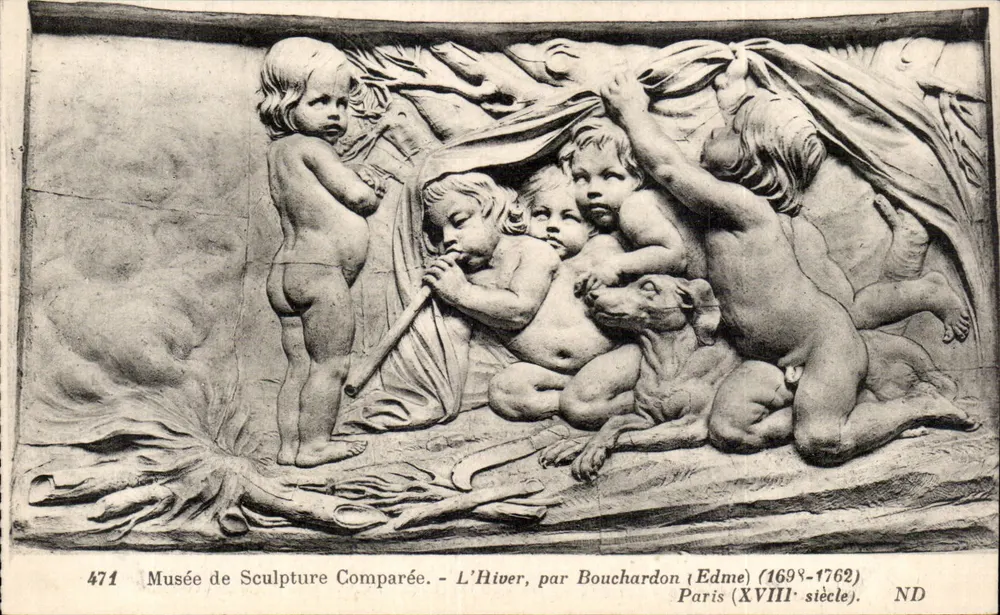 Der Fluss, von Bouchardon (Edme) — Museum für vergleichende Skulptur, Paris — 18. Jahrhundert - Vorderseite