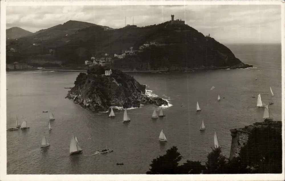 San Sebastián — Ansicht vom Monte Urgull — Foto Galarza - Vorderseite