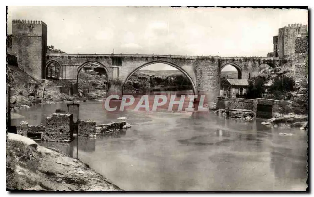 Toledo — Pont d'Alcántara — Héliotipia Artística Española, Serie 12 - Vorderseite