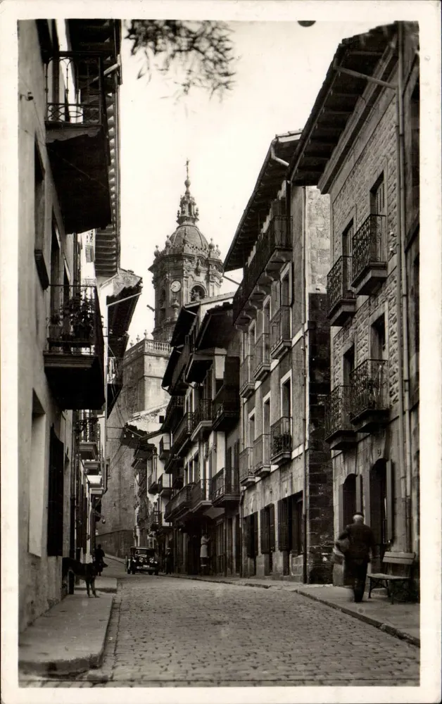 Fuenterrabia - Hauptstraße — Verlag San Sebastián, Nr. 504 - Vorderseite