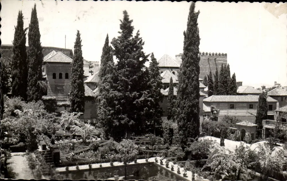 Die Gärten des Partal — Alhambra — Granada - Vorderseite