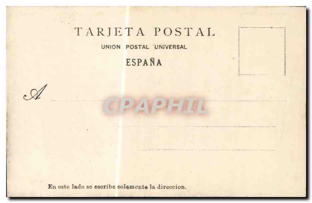 San Sebastián: La Alameda — Fototipia de la Viuda de Laborde, Tolosa - Rückseite